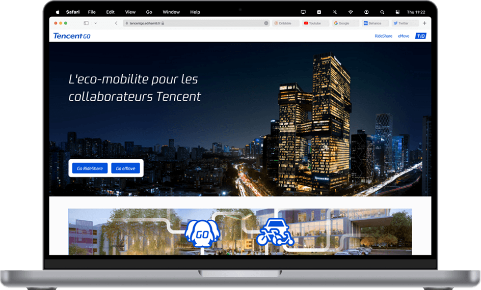 Screenshot representing Tencent Go