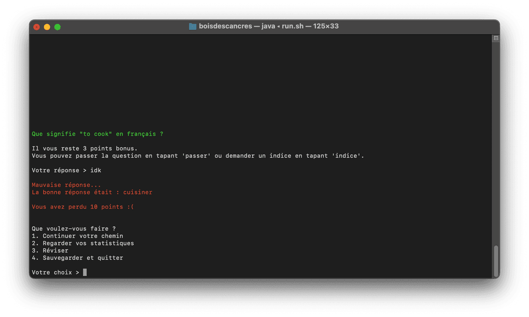 Screenshot representing Le Bois Des Cancres