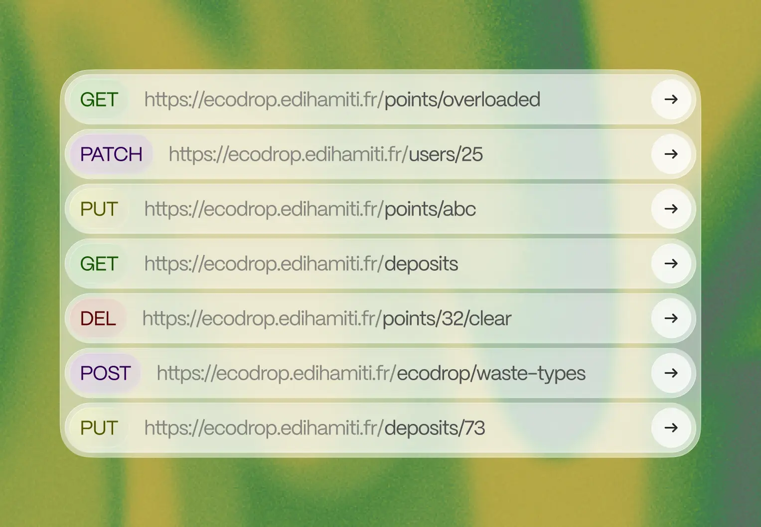 Screenshot of Ecodrop