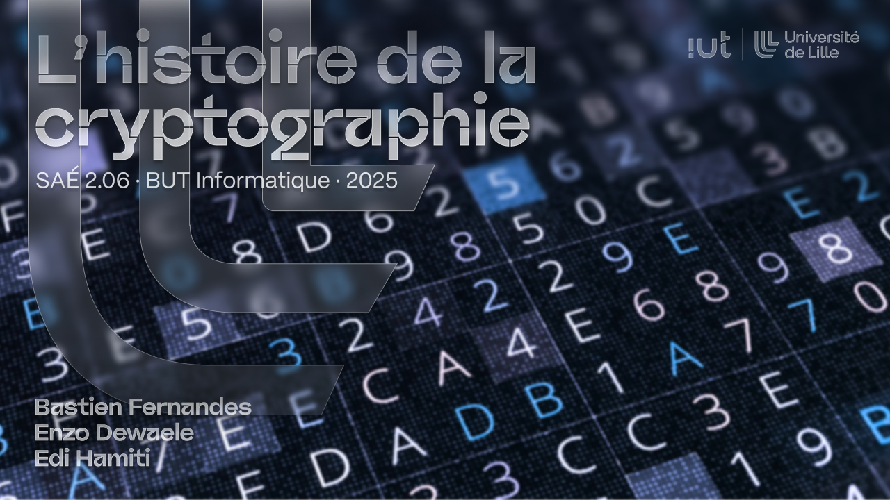 An image representing L'histoire de la cryptographie